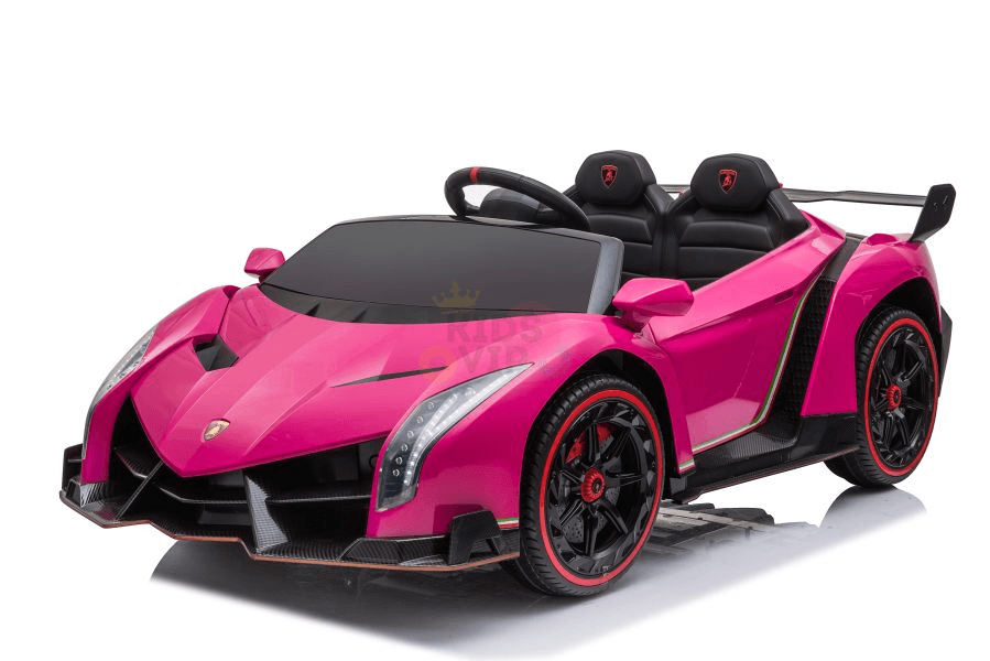 Limited Edition 2 Seater Lamborghini Veneno Kids 4WD Ride on Car [Pink]