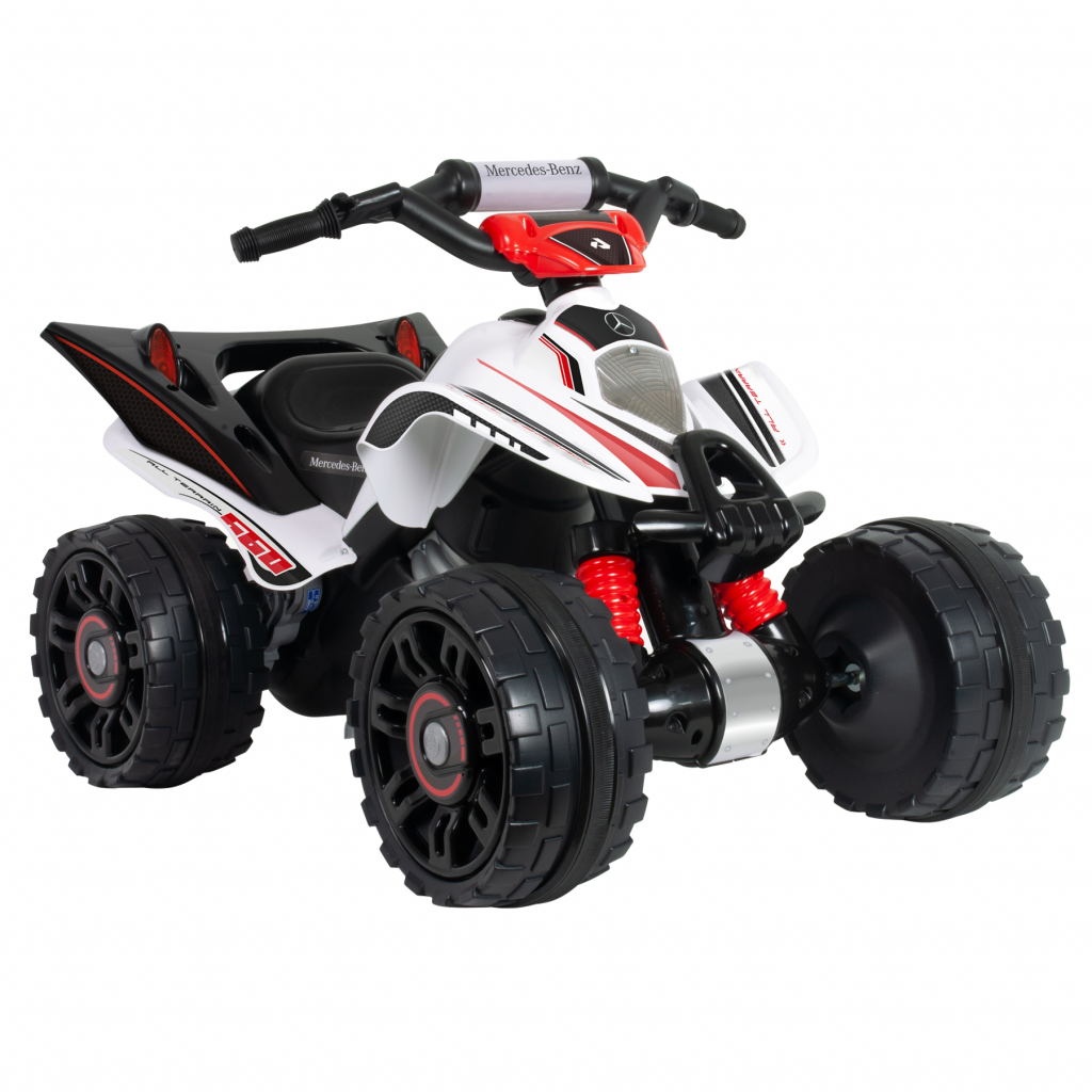 INJUSA 12V Mercedes Benz Mantis Edition Ride On Quad/ATV for Kids ...