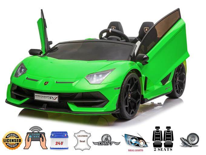 Official Upgraded 24v Lamborghini SVJ Drifting Kids Ride on car
