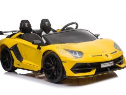 Kidsvip Lamborghini Svj 24V Kids Drifting Ride On Car 2 Seater Yellow 1 10 Lamborghini Svj