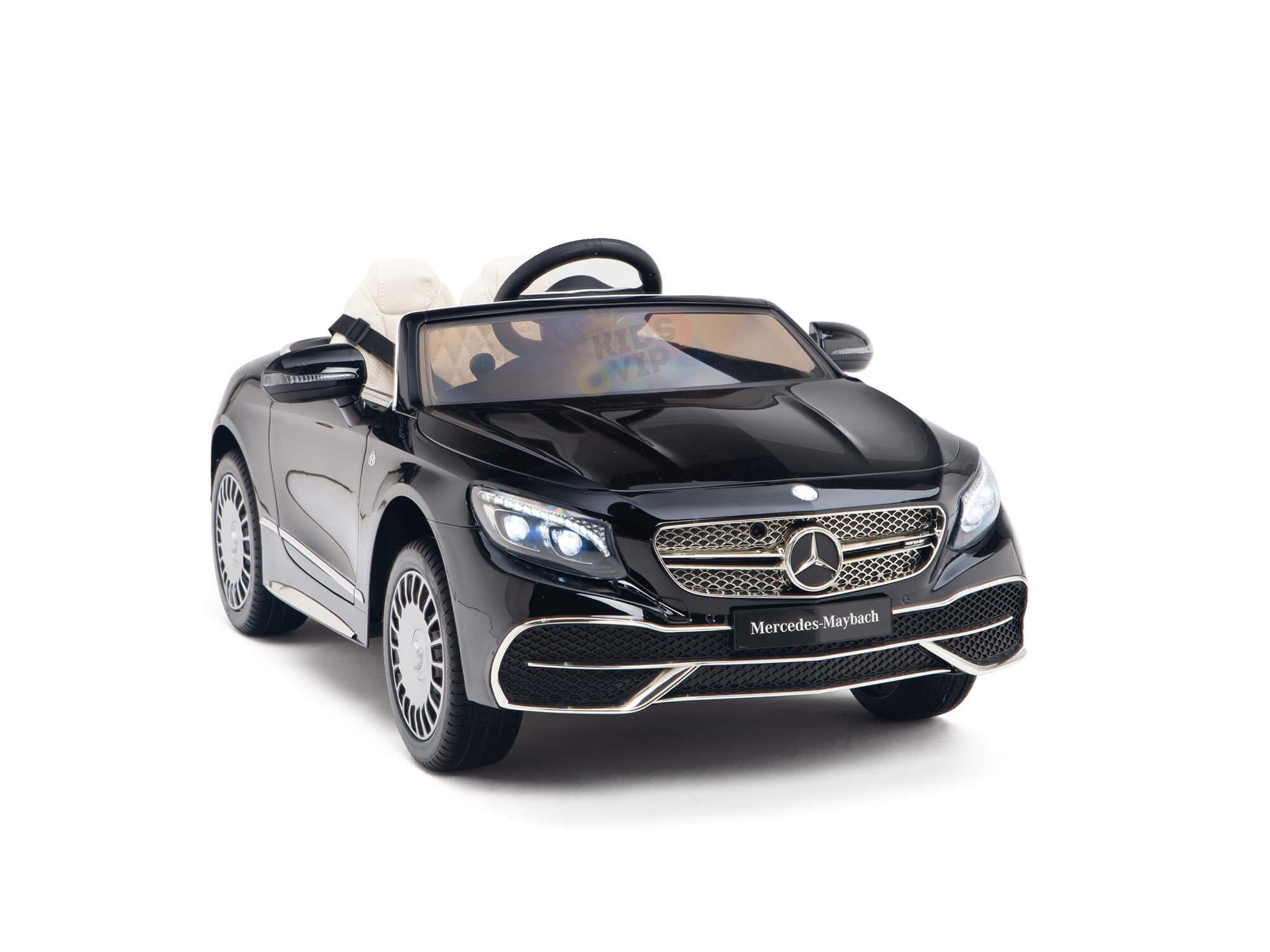 Kidsvip 12V Mercedes Maybach Kids Ride On Car Black 1 2 Ride On Cars For Kids Florida