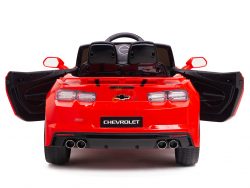 Kisavip Chevrolet Camaro Kids Ride Oc Car 12V Rubberwheels Leather Seat Red 1 6 Ride On Cars For Kids Florida