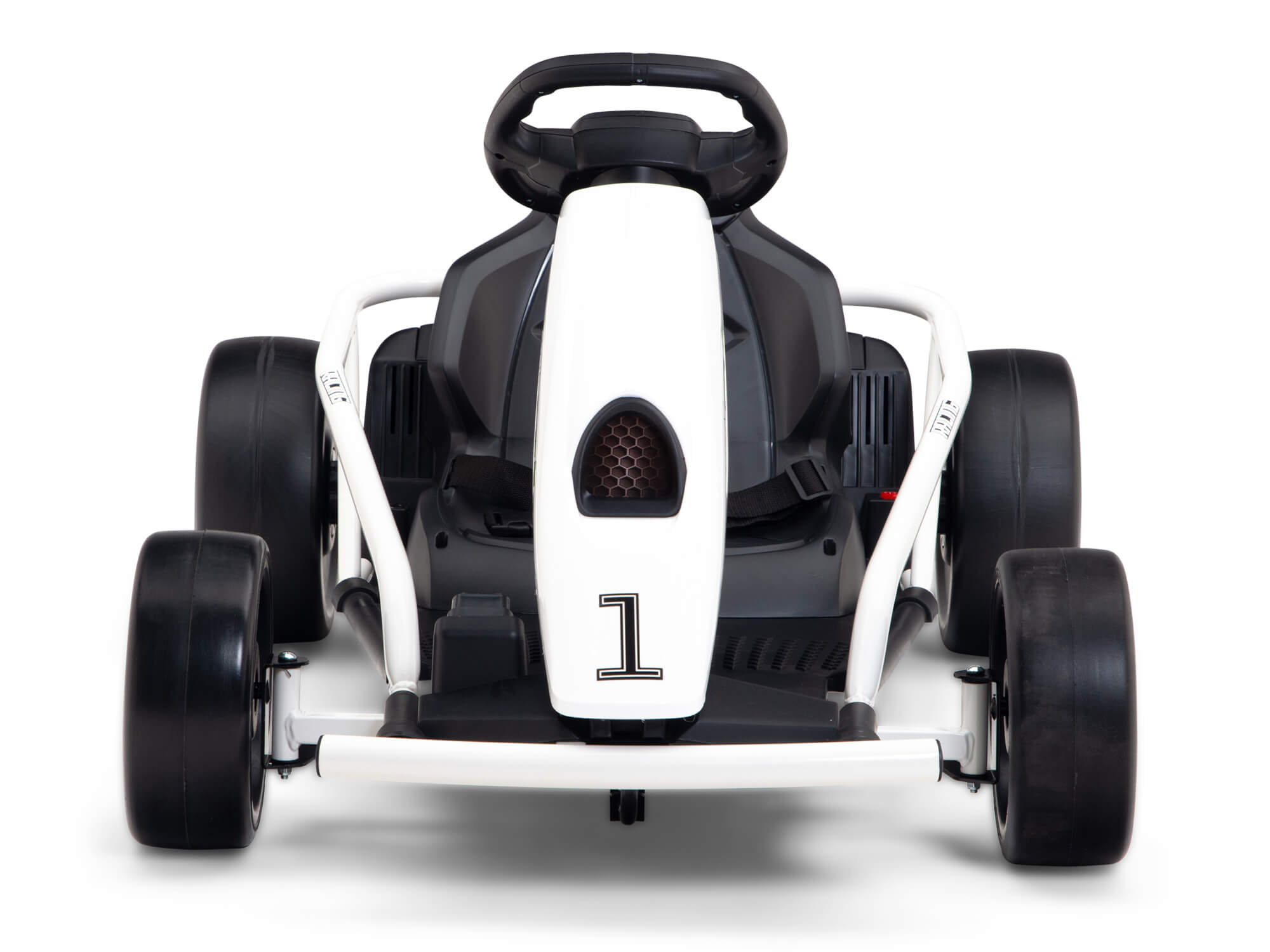 Kidsvip 24V Gokart Rubber Wheels White 3 2 Go Kart - Parts