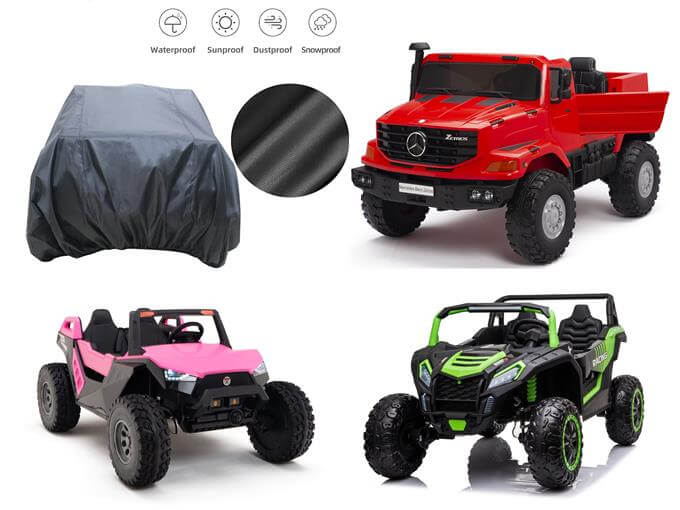 Rain, Sun and Dust Protective Cover for Ride on Cars “XL”