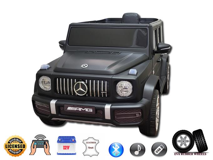 Limited 12V Matte Edition Mercedes Benz AMG G63 Kids and Toddlers Ride-On Truck, RC