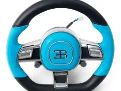 Bugatti Divo Steering Wheel Light Blue 1 Cart
