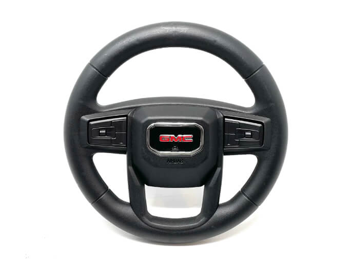 “Enhance Your 12v/2 Seater GMC Sierra with a High-Quality Steering Wheel”