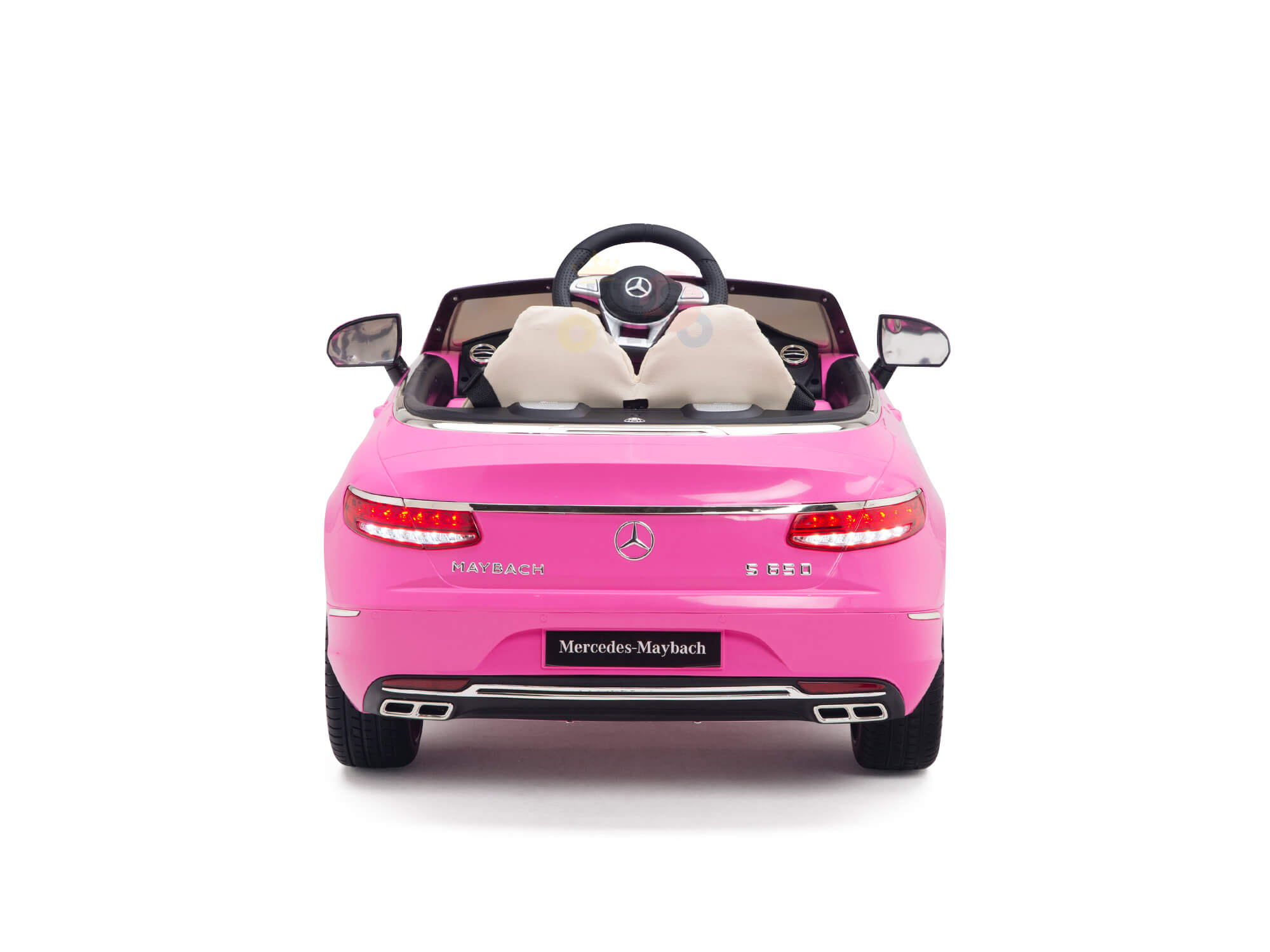 Kidsvip 12V Mercedes Maybach Kids Ride On Car Pink 1 2 Shop By Age